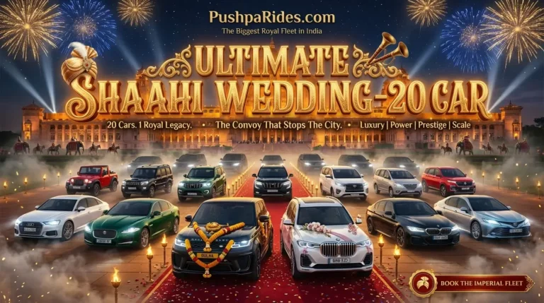 ULTIMATE SHAAHI WEDDING - 20 CAR