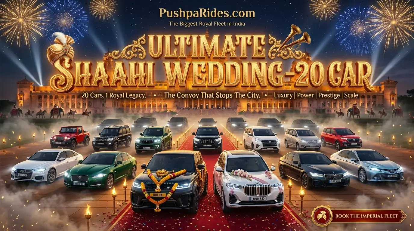 ULTIMATE SHAAHI WEDDING - 20 CAR